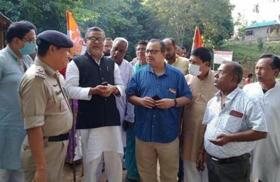 Police cancelled TMC’s pre-permitted programme without proper reason in Amarpur Police cancelled TMC’s pre-permitted programme without proper reason in Amarpur